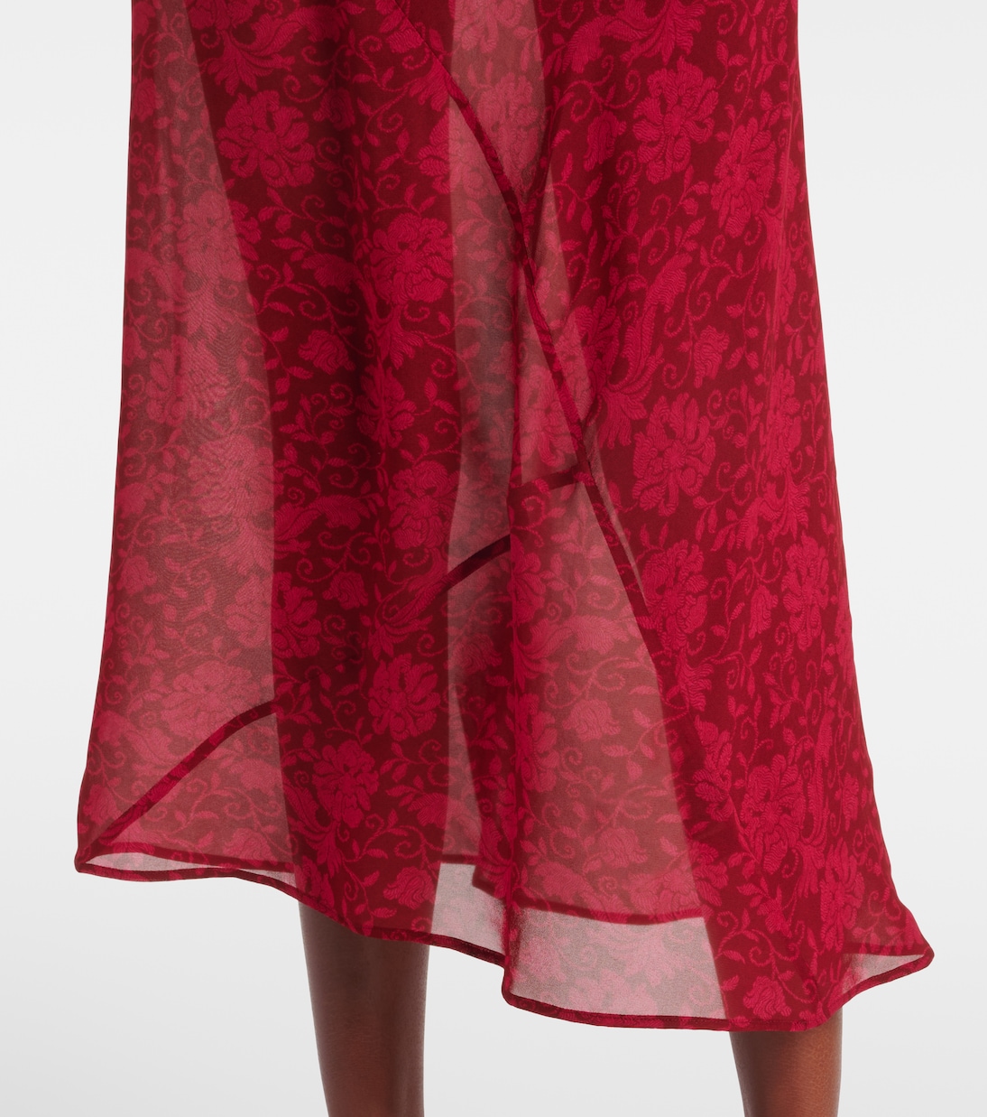 Abito sottoveste con stampa floreale | Dries Van Noten
