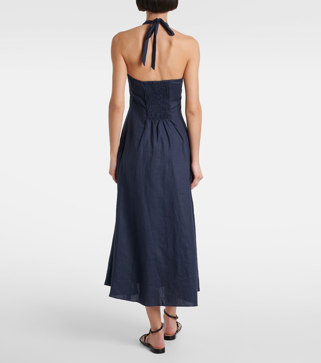 Robe midi Marais en lin | Faithfull