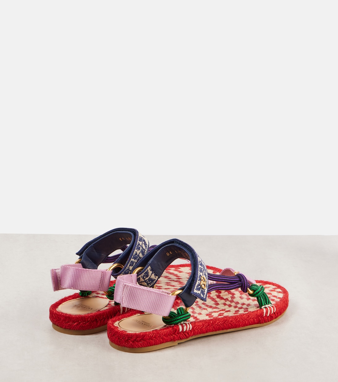 Lake Powell crochet-trimmed sandals | Valentino Garavani
