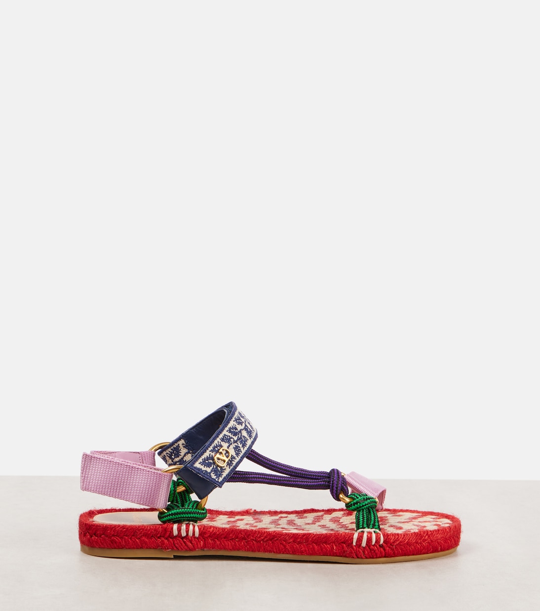 Lake Powell crochet-trimmed sandals | Valentino Garavani