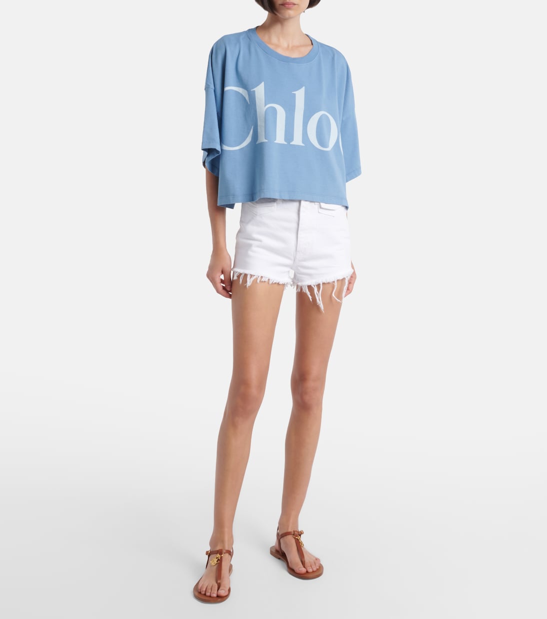 Chloé Charms leather thong sandals | Chloé
