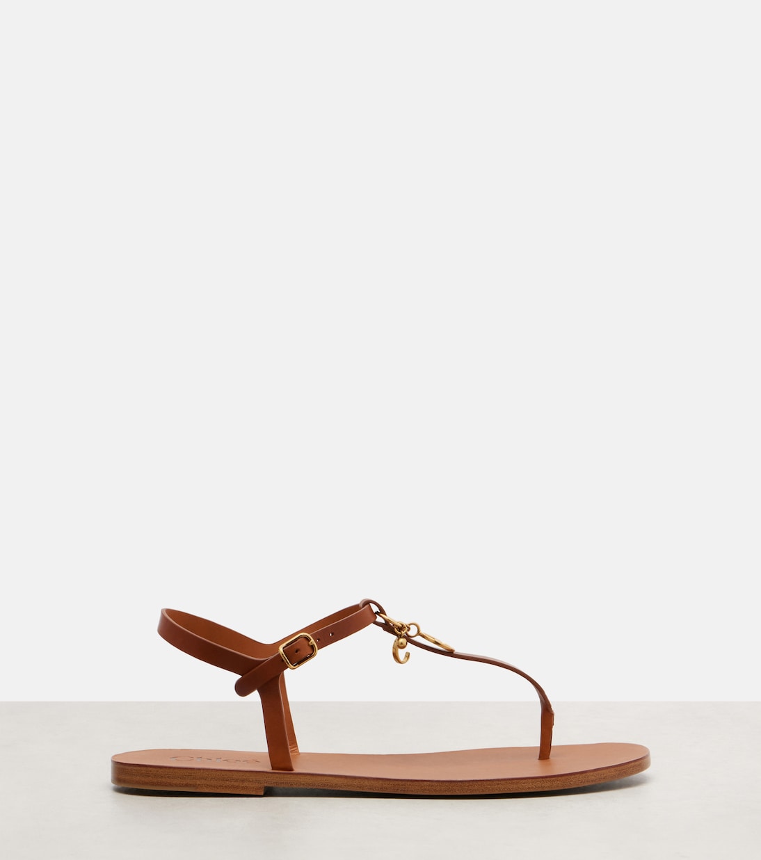 Chloé Charms leather thong sandals | Chloé