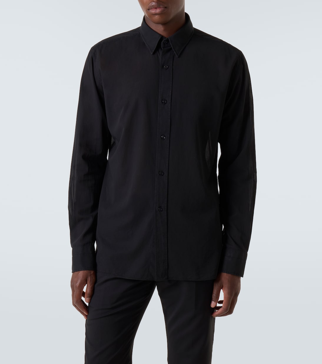 Hemd aus Baumwoll-Voile | Tom Ford