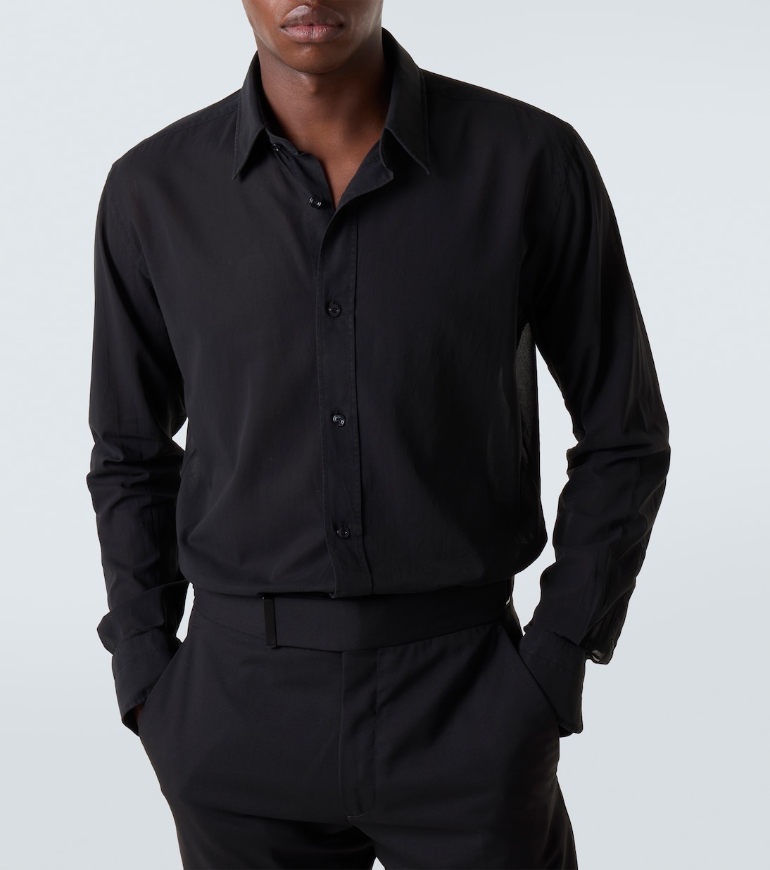 Hemd aus Baumwoll-Voile | Tom Ford