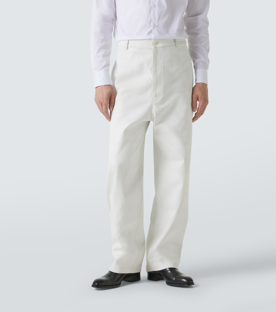 Beschichtete Straight Jeans | Junya Watanabe
