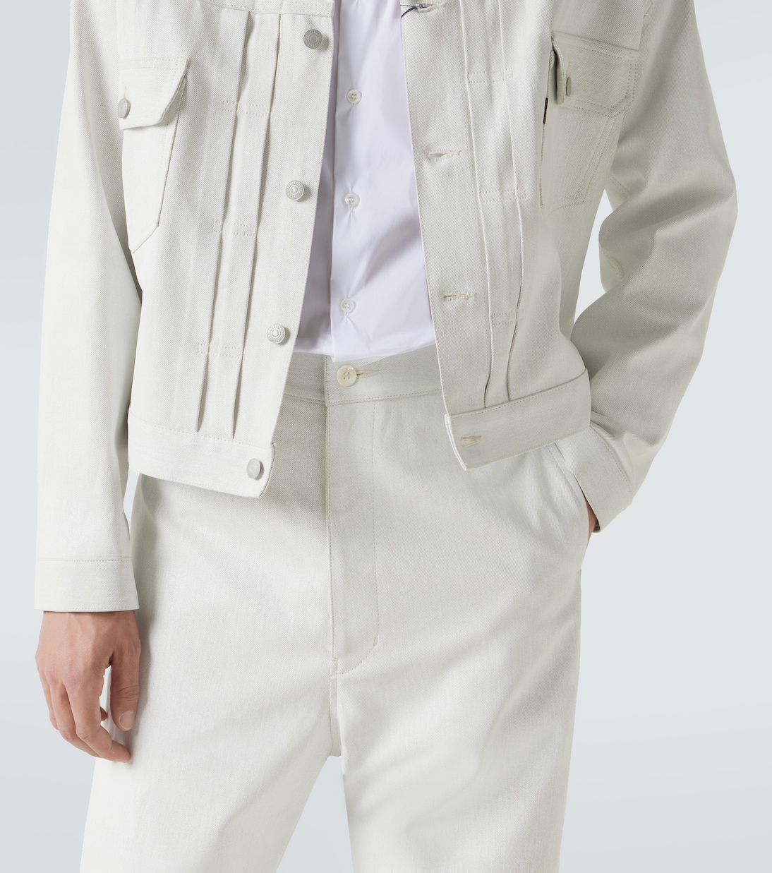 Beschichtete Straight Jeans | Junya Watanabe