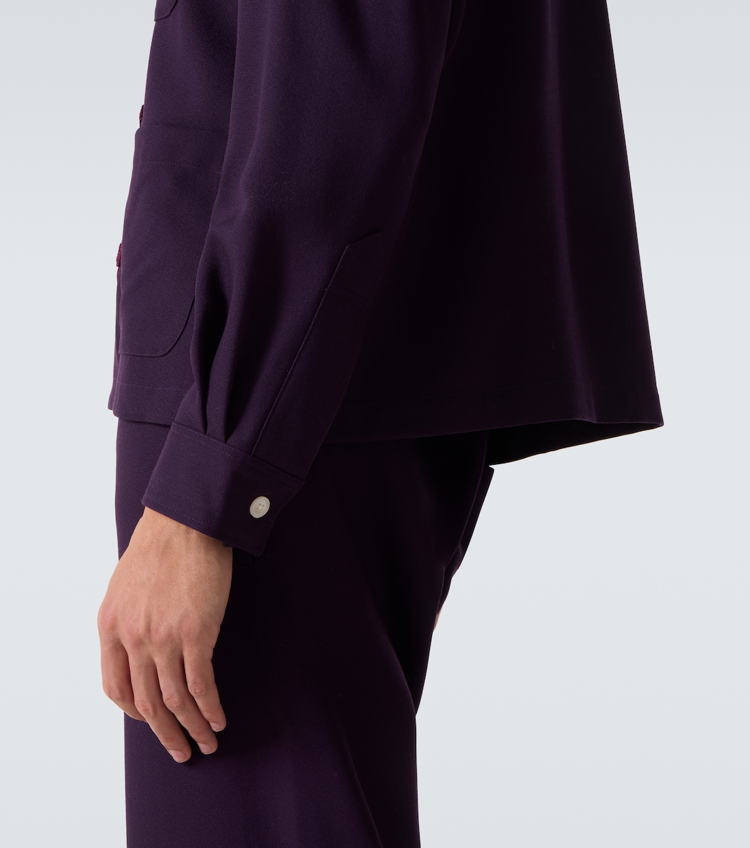 Astor embroidered wool shirt | Bode