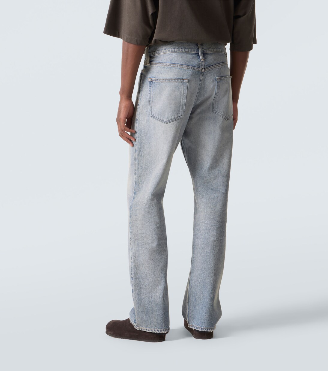 Faded mid-rise straight jeans | Fear of God