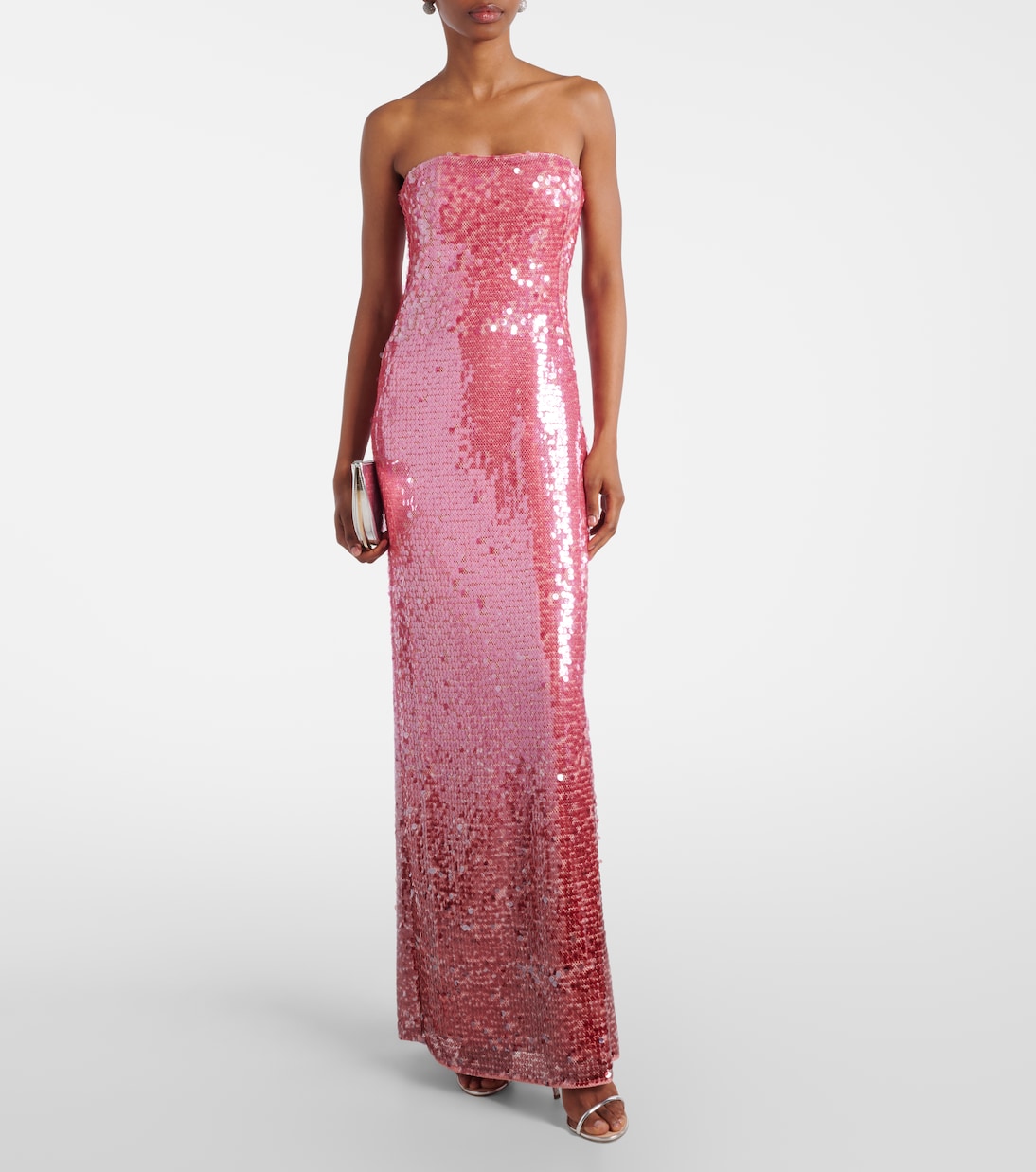 Leilani sequined strapless gown | Simkhai