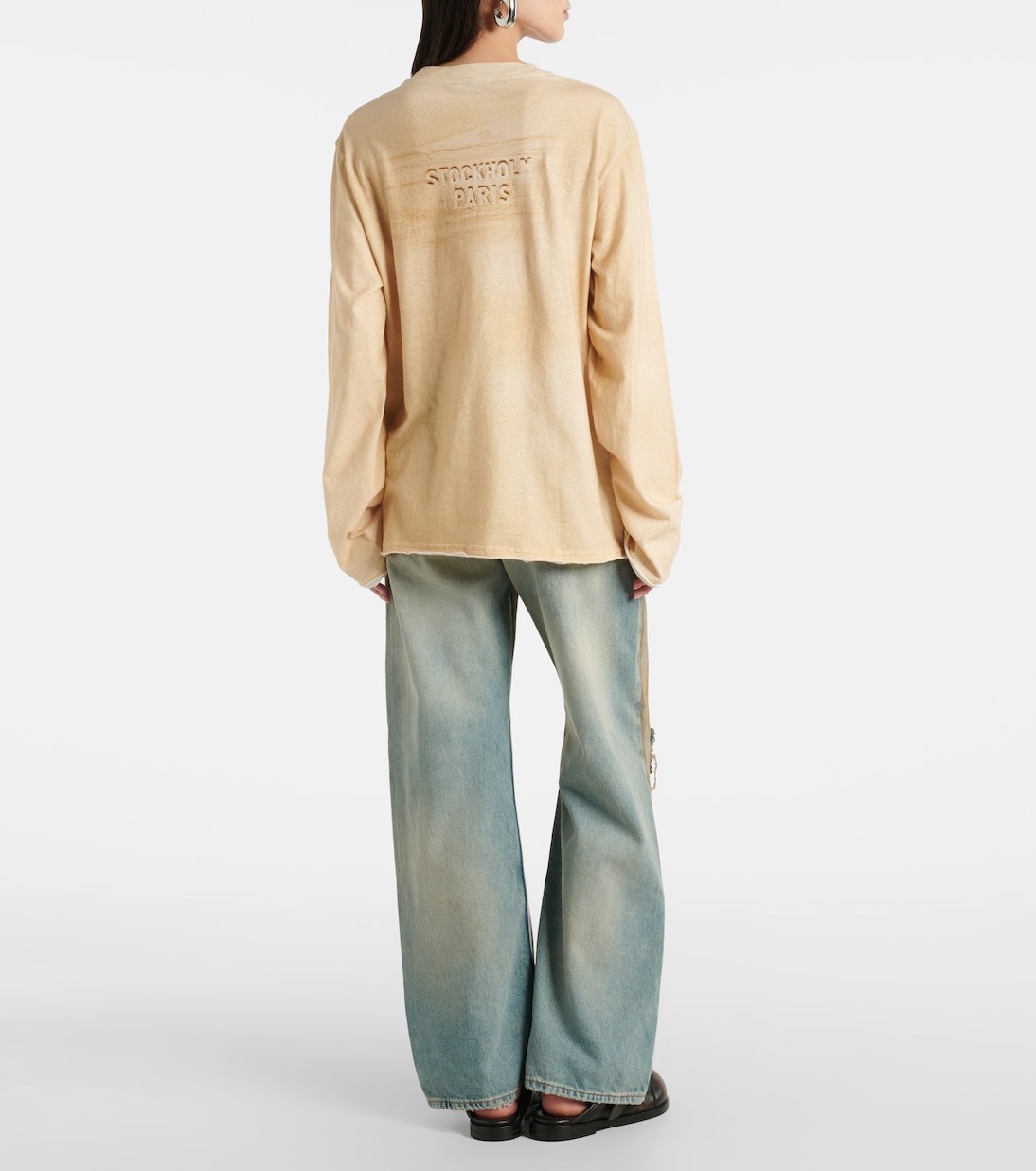 Top distressed in jersey di cotone | Acne Studios