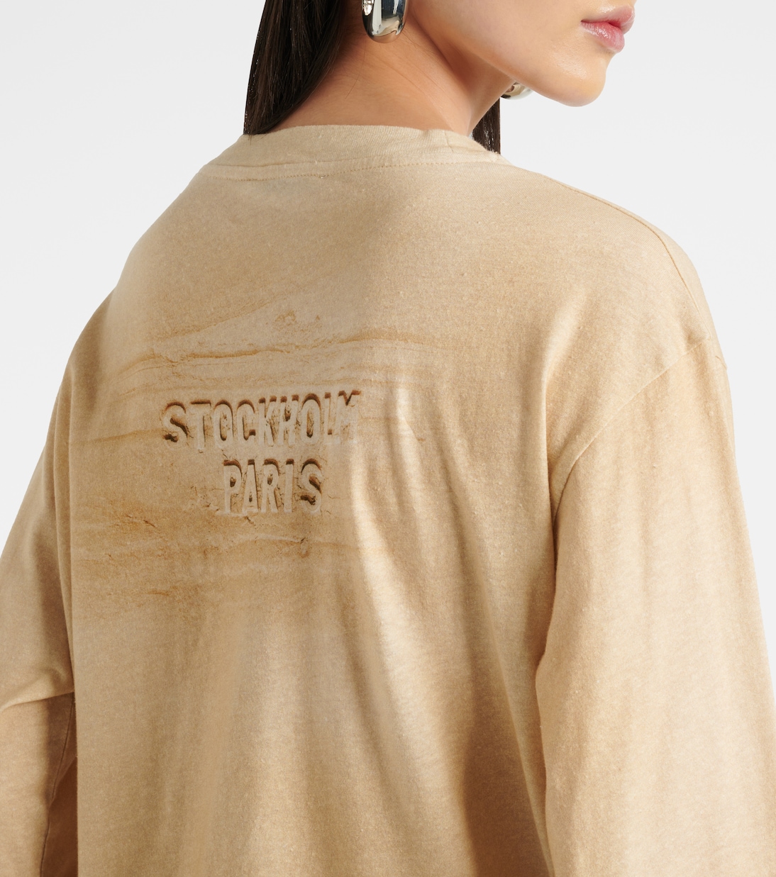 Top distressed in jersey di cotone | Acne Studios