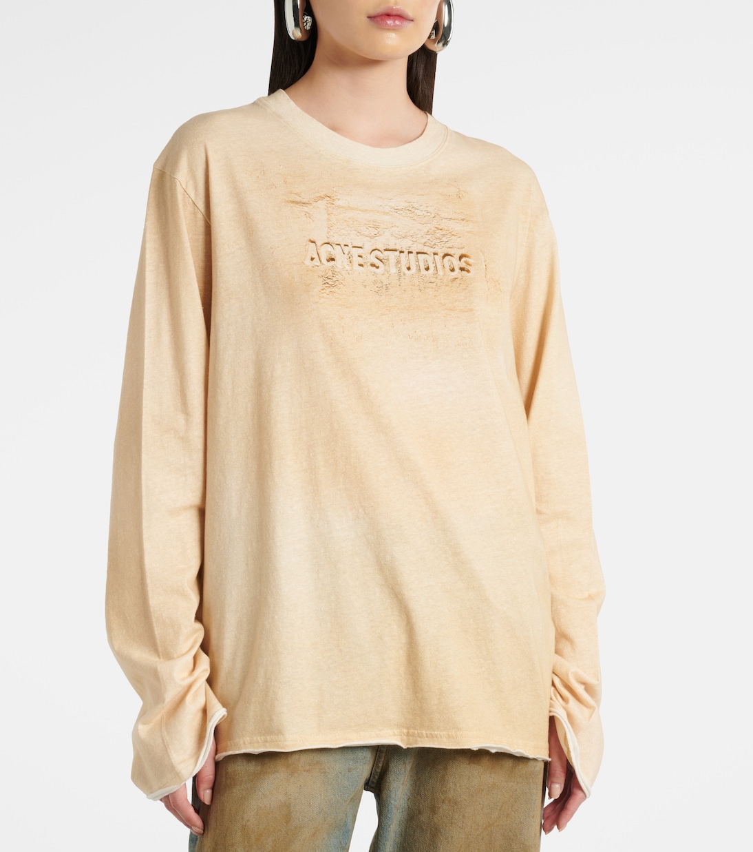 Top distressed in jersey di cotone | Acne Studios