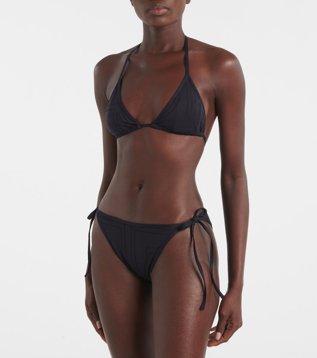 Top de bikini Monogram de pointelle | Toteme
