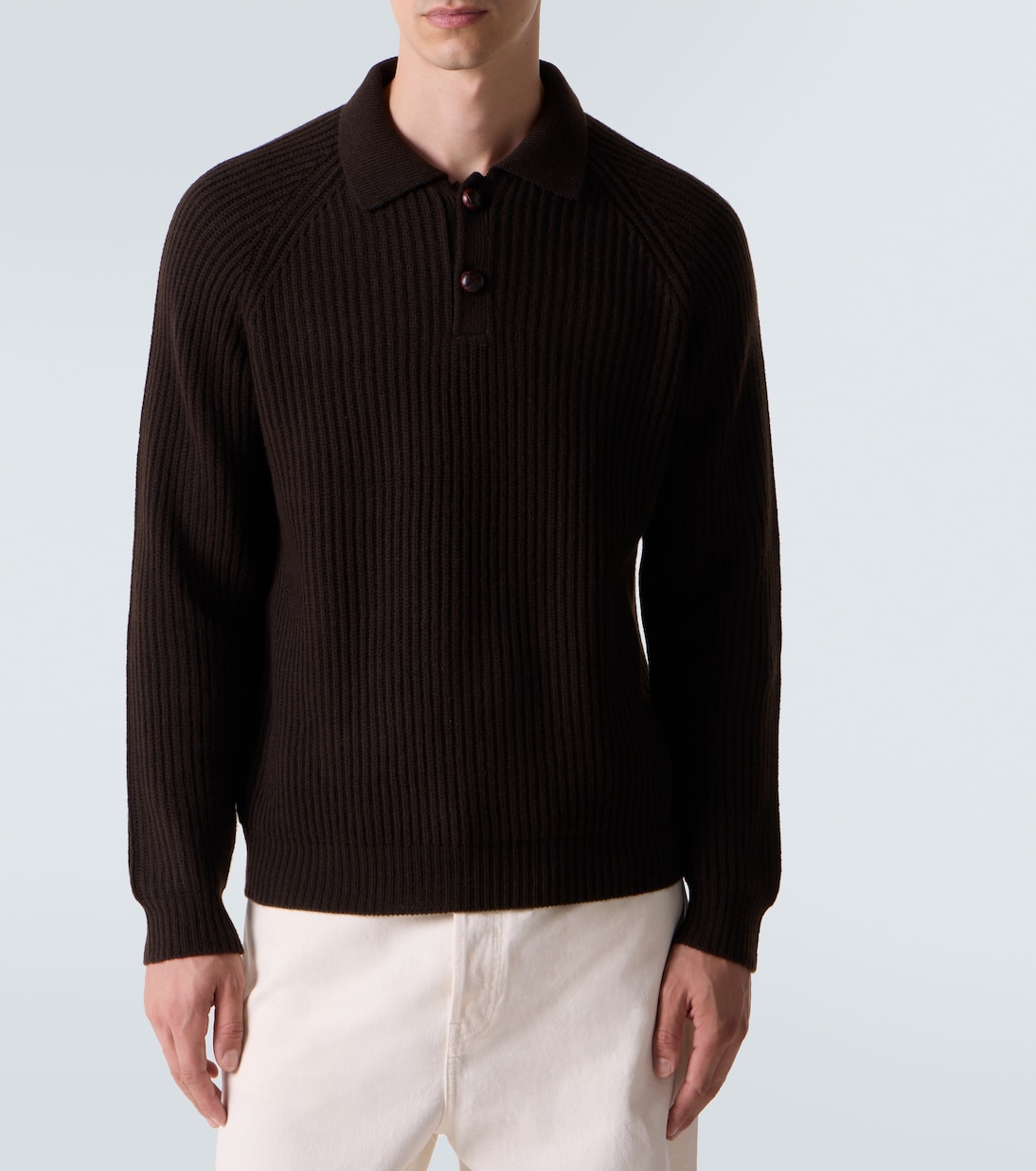 Mr Darius cashmere polo sweater | Arch4