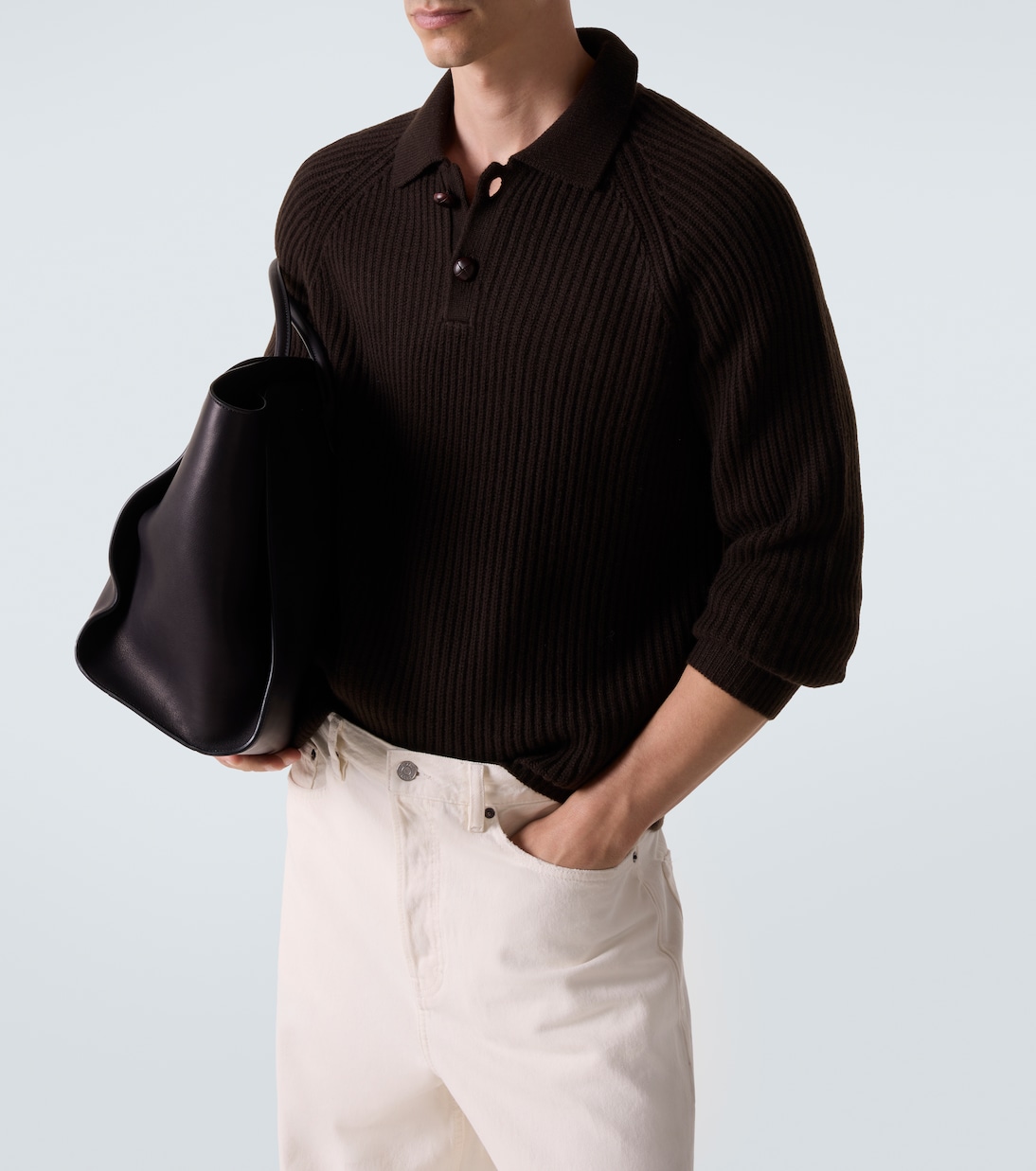 Mr Darius cashmere polo sweater | Arch4