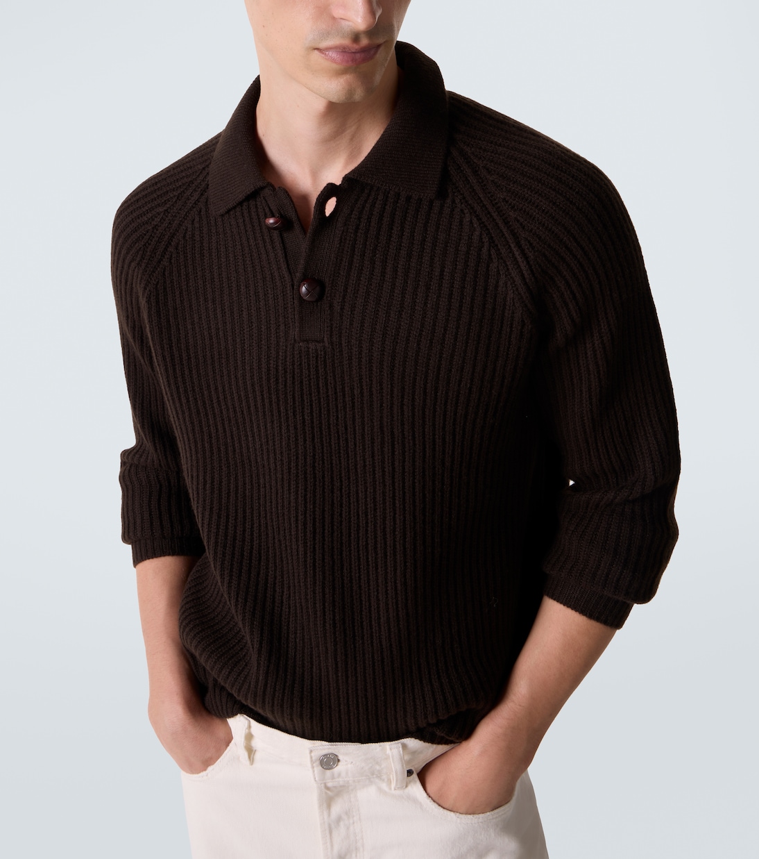 Mr Darius cashmere polo sweater | Arch4