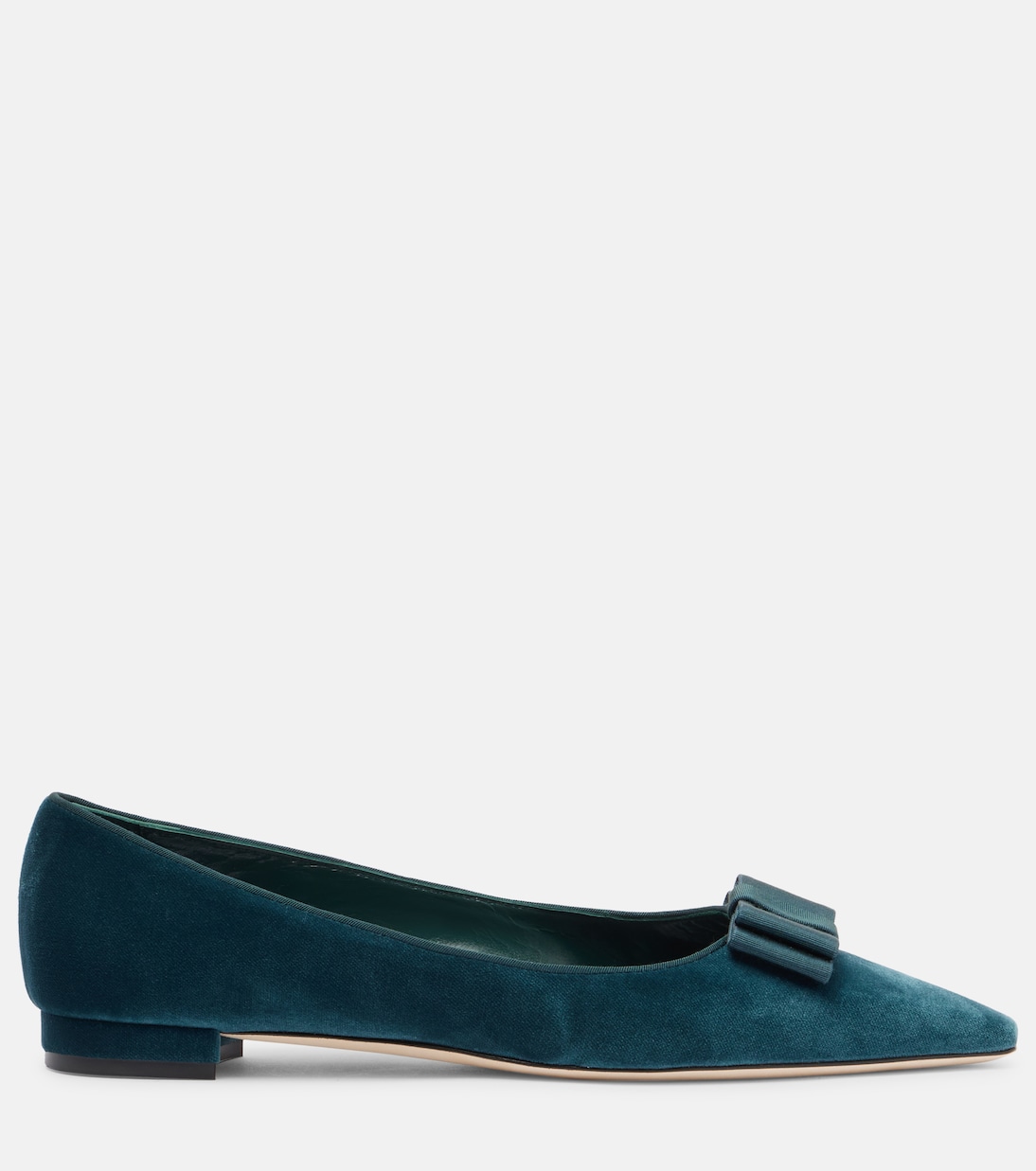 Reador velvet ballet flats | Manolo Blahnik