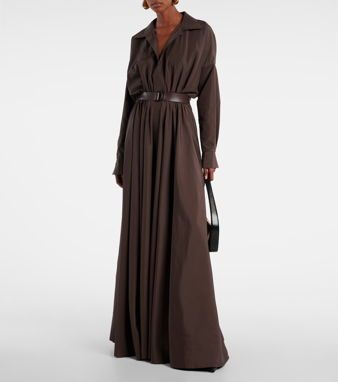 Oversized flared gown | Norma Kamali