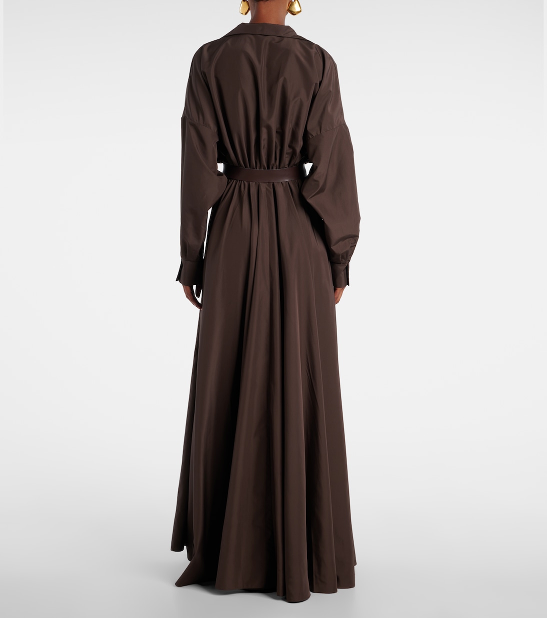 Oversized flared gown | Norma Kamali