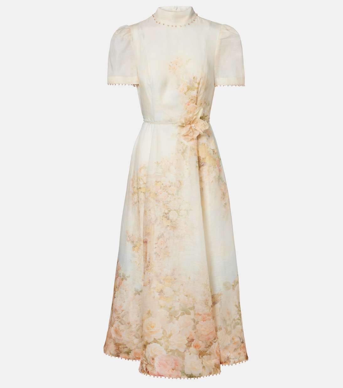 Midikleid Memento aus Leinen und Seide | Zimmermann