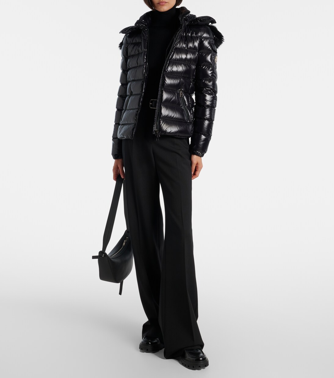 Badyf faux fur-trimmed down jacket | Moncler