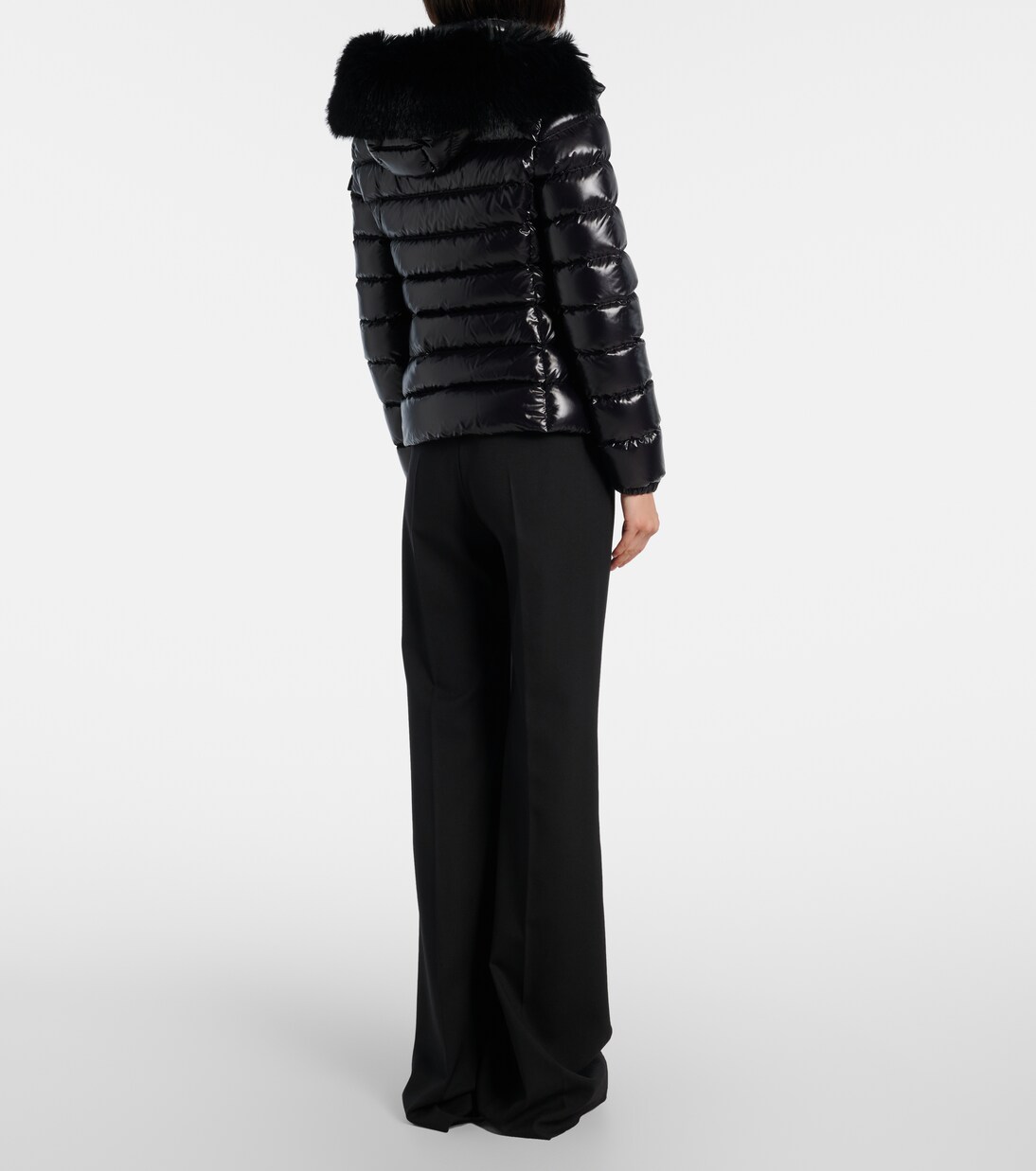 Badyf faux fur-trimmed down jacket | Moncler