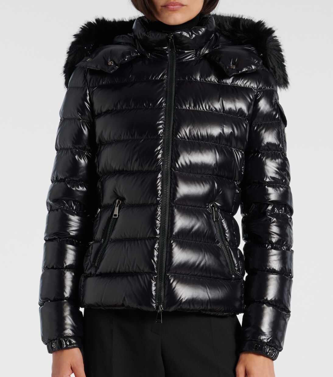 Badyf faux fur-trimmed down jacket | Moncler