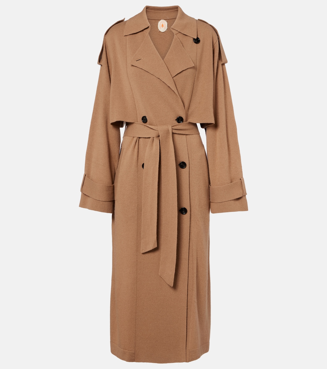 Belted wool and cashmere trench coat | Jardin des Orangers