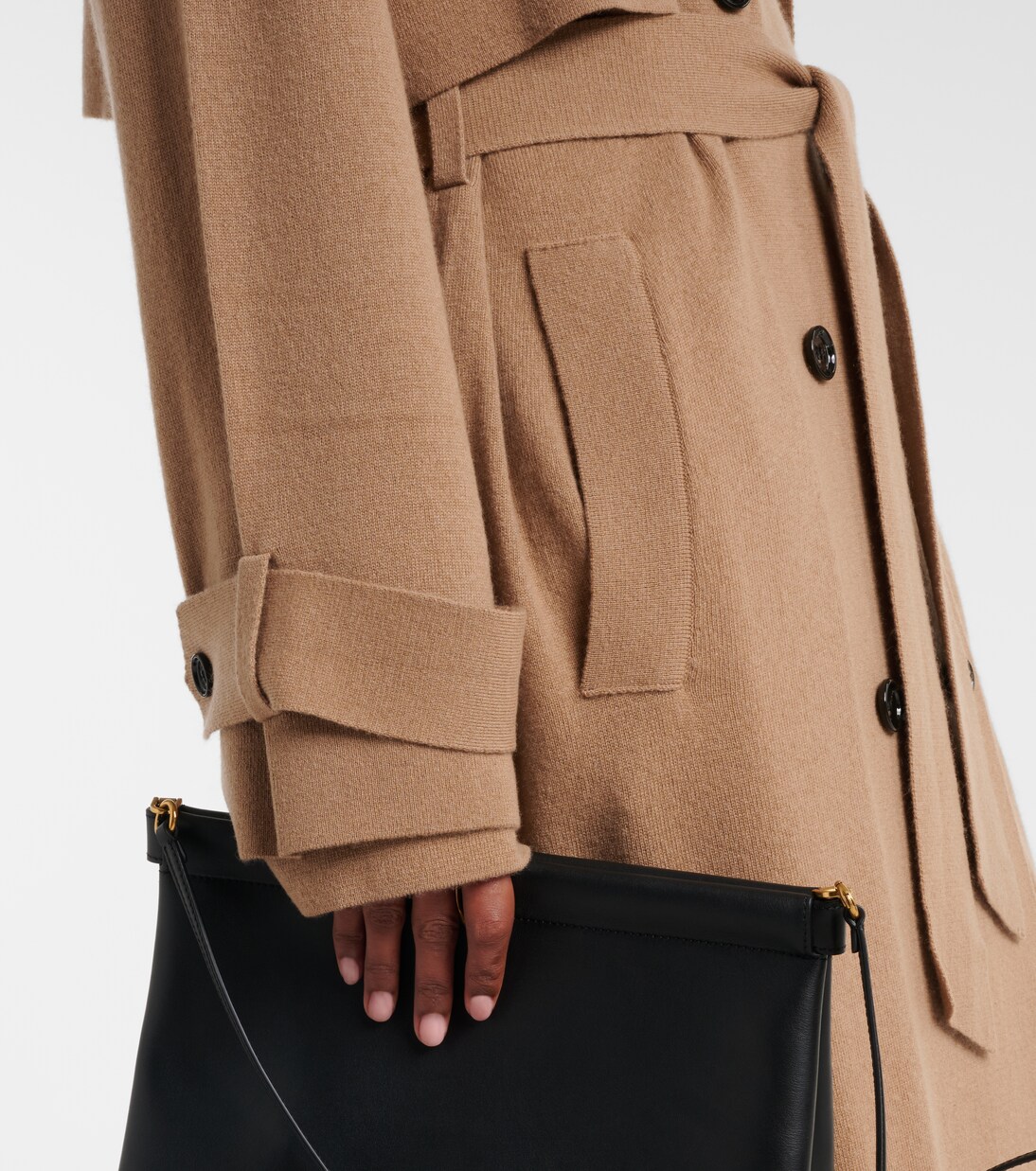 Belted wool and cashmere trench coat | Jardin des Orangers