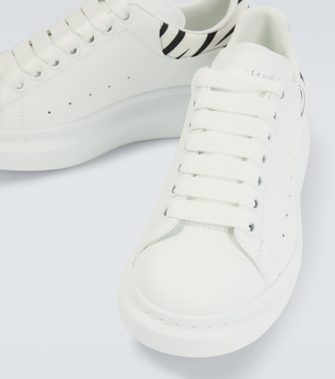 Oversized leather sneakers | McQueen