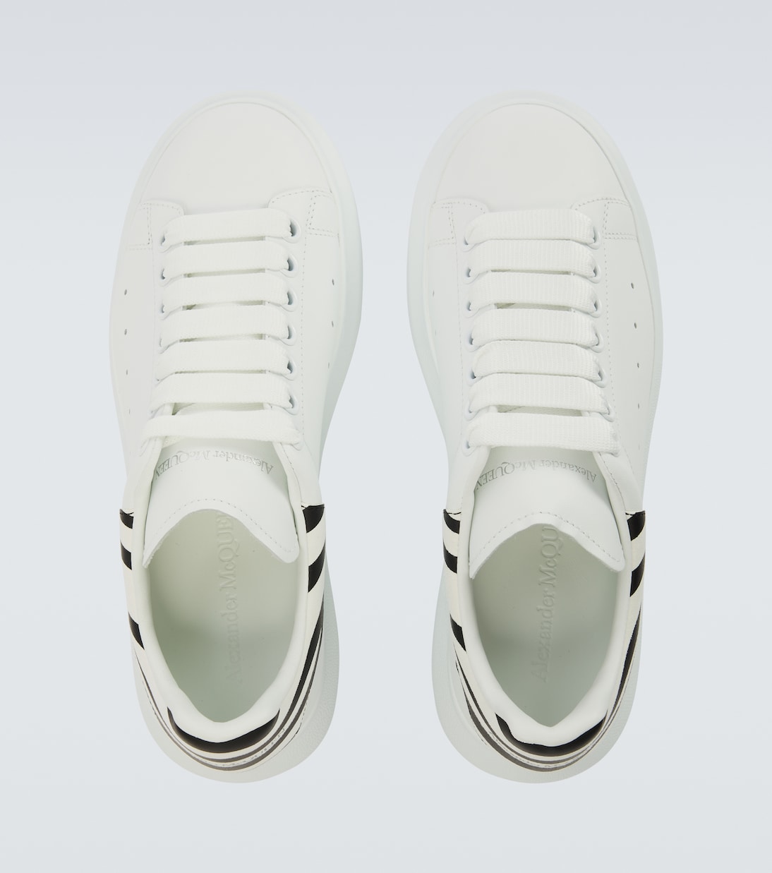 Oversized leather sneakers | McQueen