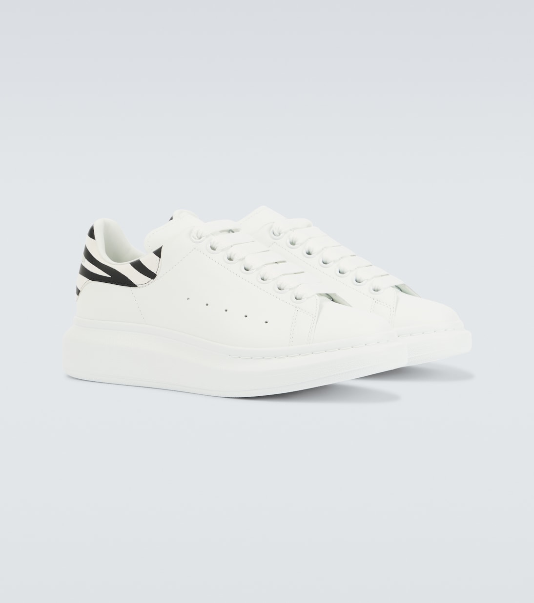 Oversized leather sneakers | McQueen