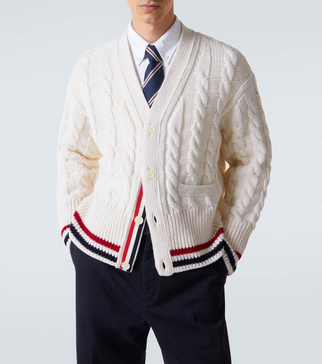 Cardigan aus Schurwolle | Thom Browne