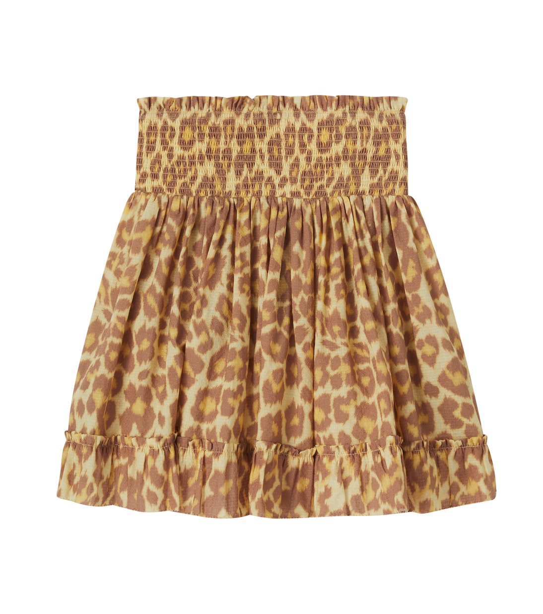 Patience leopard-print cotton skirt | Zimmermann Kids