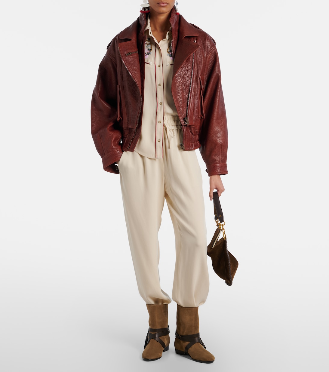 Honie straight-leg crêpe pants | Isabel Marant