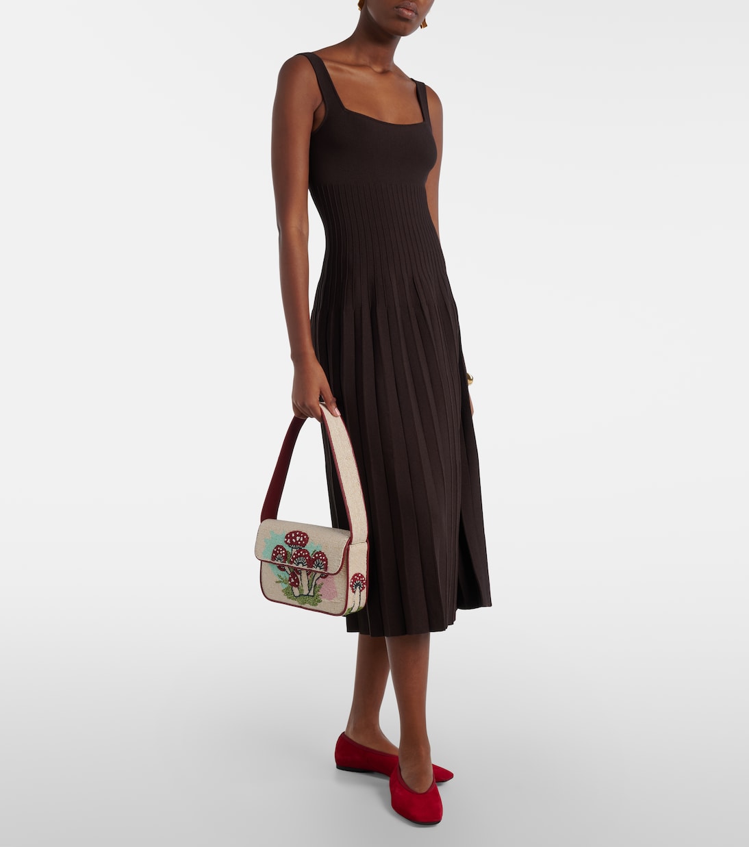 Tommy beaded shoulder bag | Staud