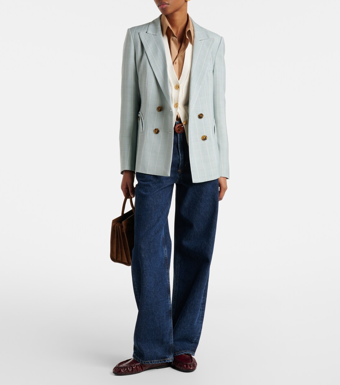 Blazer cruzado After You Charmer a rayas | Blazé Milano