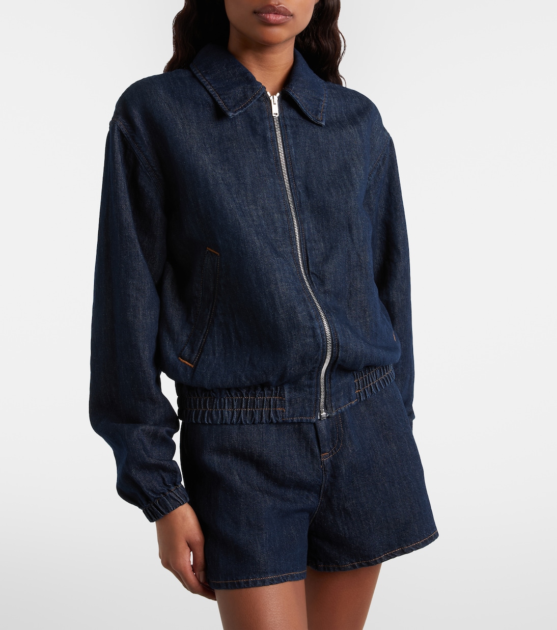 Denim bomber jacket | 7 For All Mankind