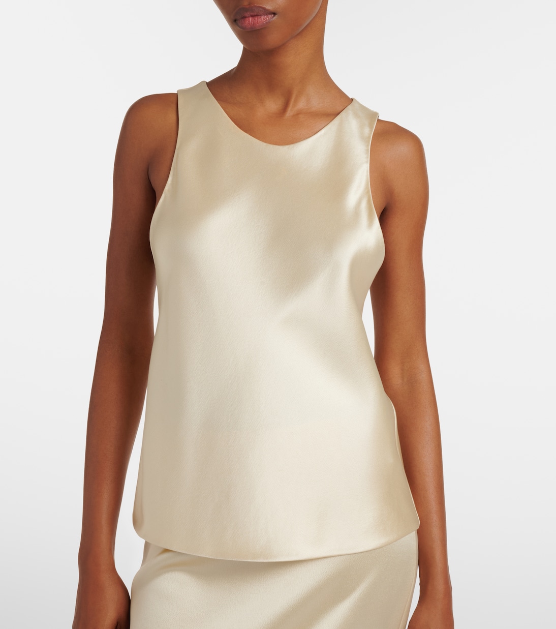Silk satin top | The Row