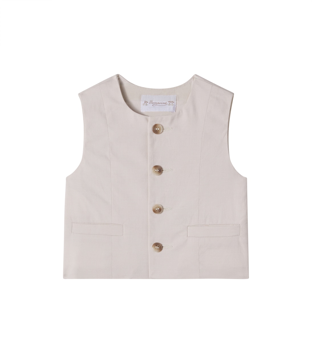 Baby Elice cotton vest | Bonpoint