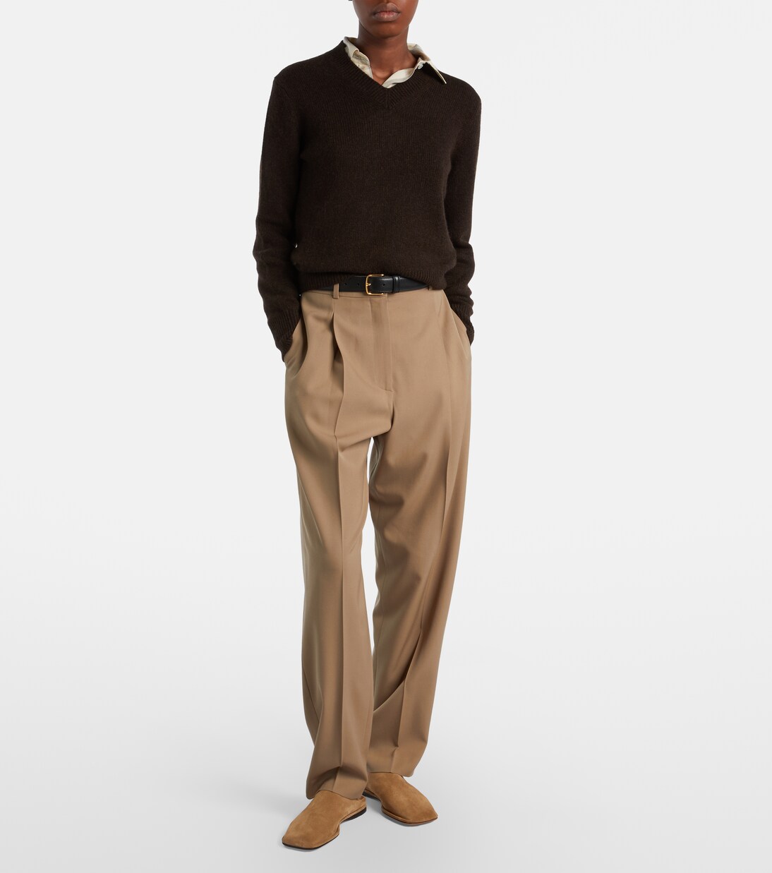 Piper suede mules | The Row