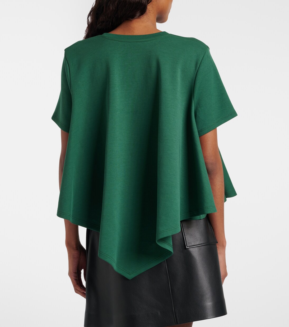 Asymmetric cotton-blend top | Loewe