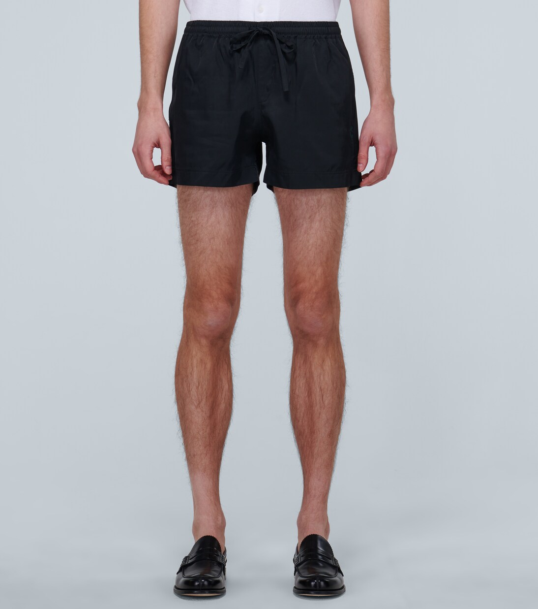 Embroidered Walk shorts with logo | Commas