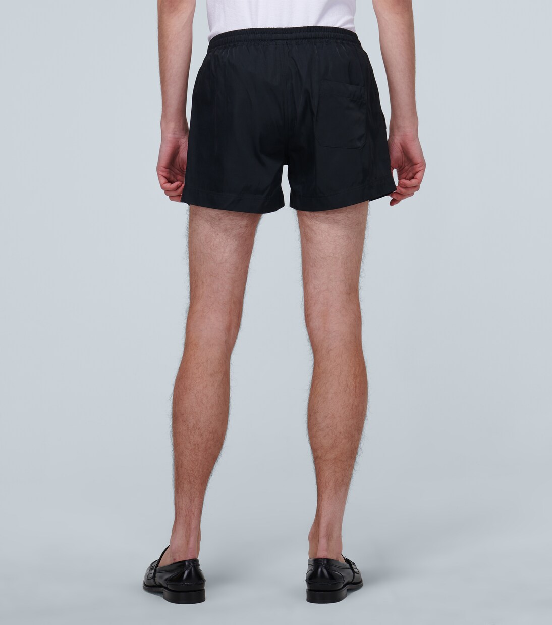 Embroidered Walk shorts with logo | Commas