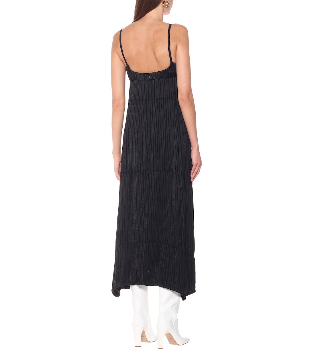 Abito sottoveste in crêpe | Jil Sander