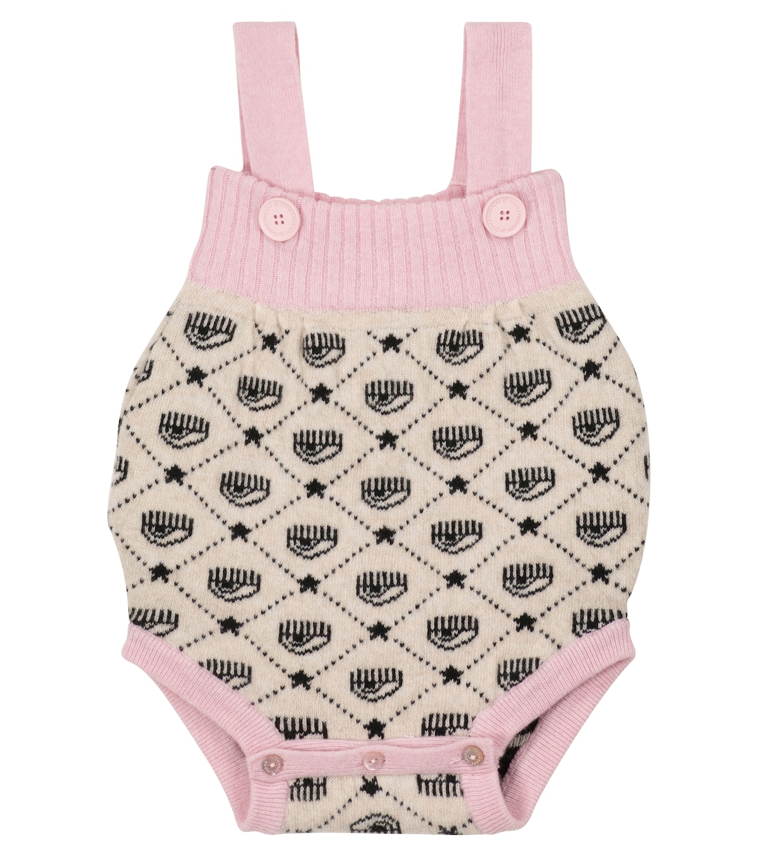 Bebé - x Chiara Ferragni body Eyestar de cachemir | Monnalisa
