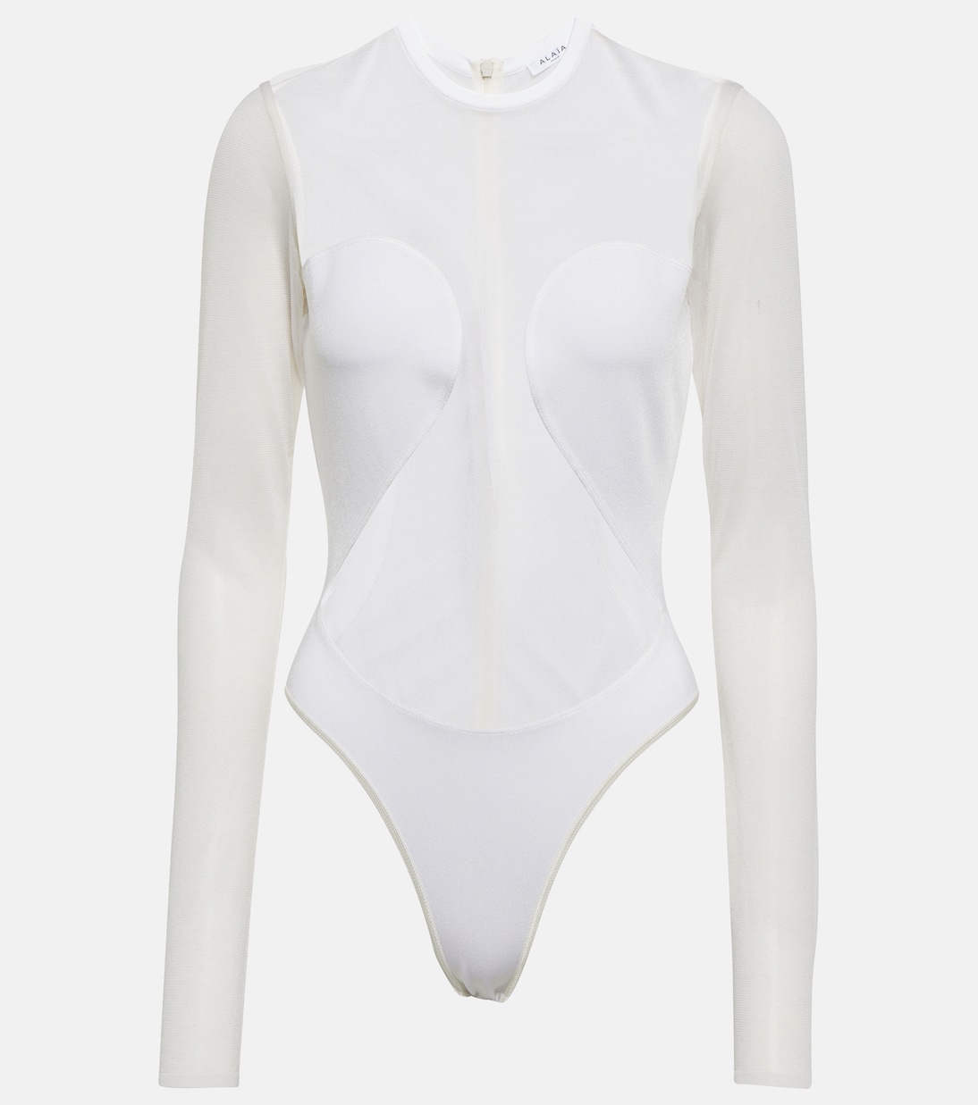 Body en crêpe de soie mélangée | Alaïa