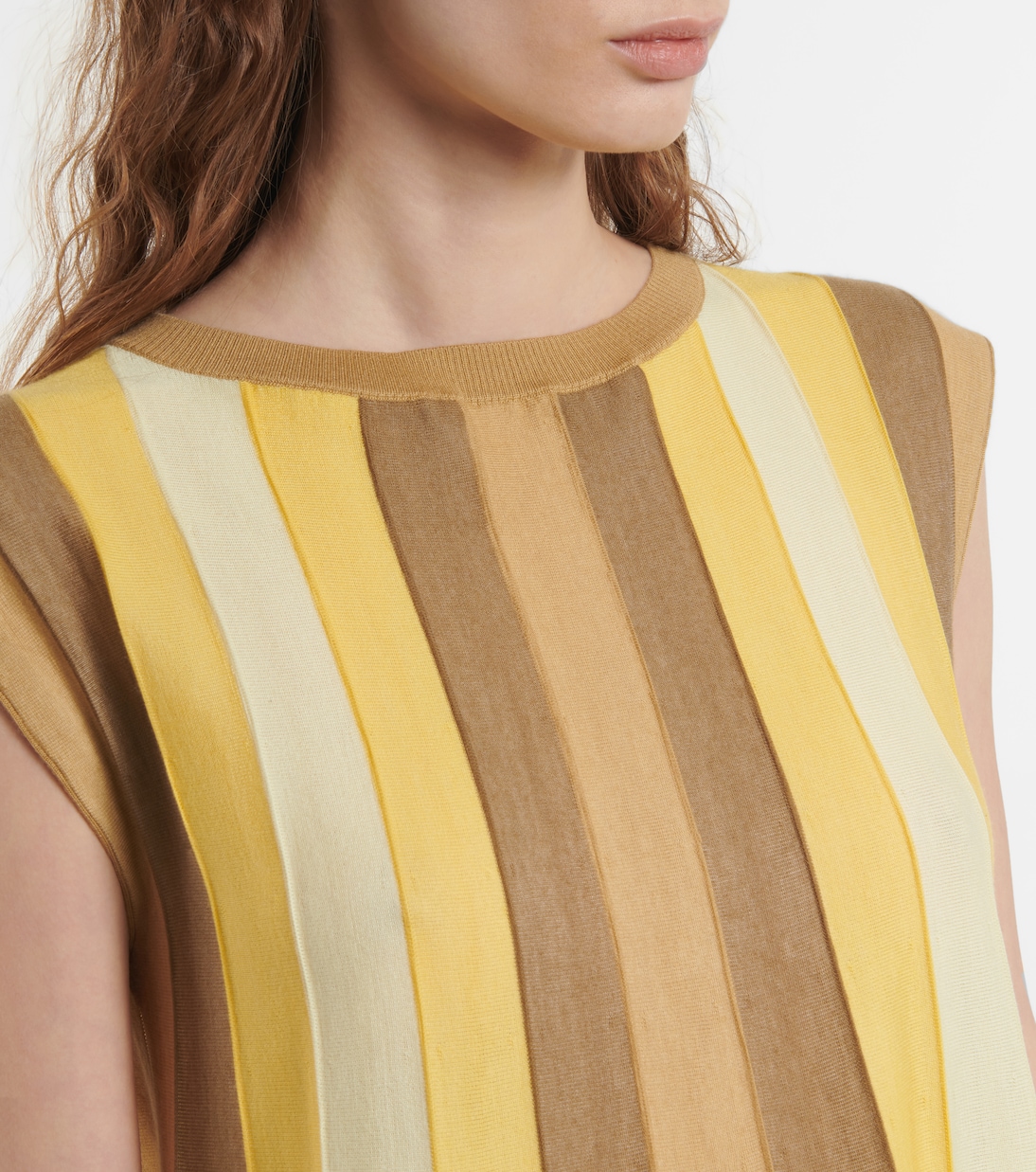 Abito midi Edinburgh in seta e cashmere | Loro Piana