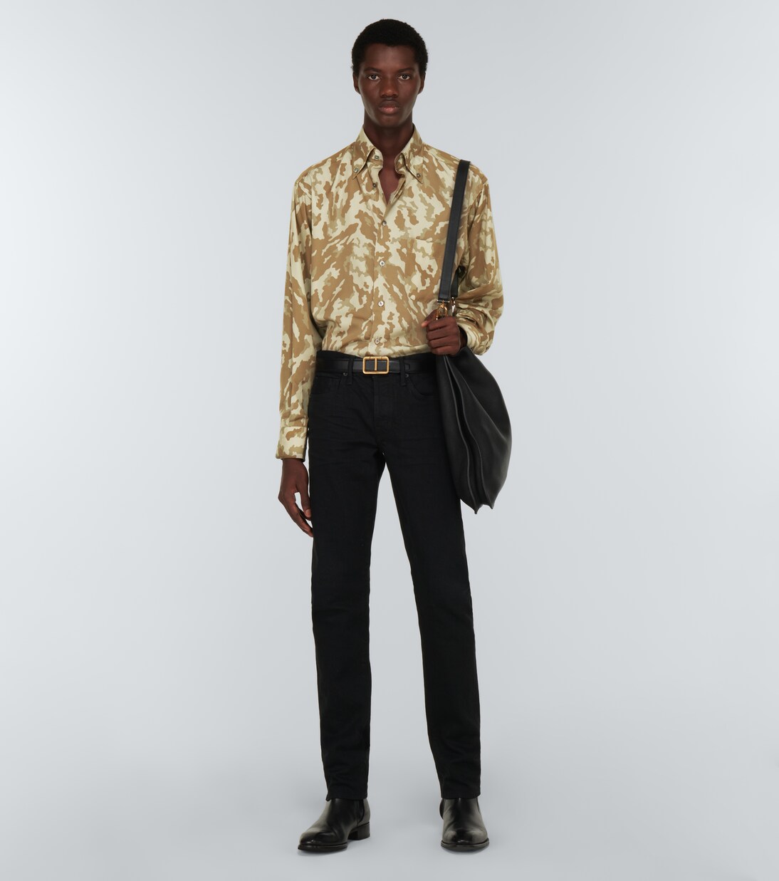 Camisa en tejido técnico estampada | Tom Ford