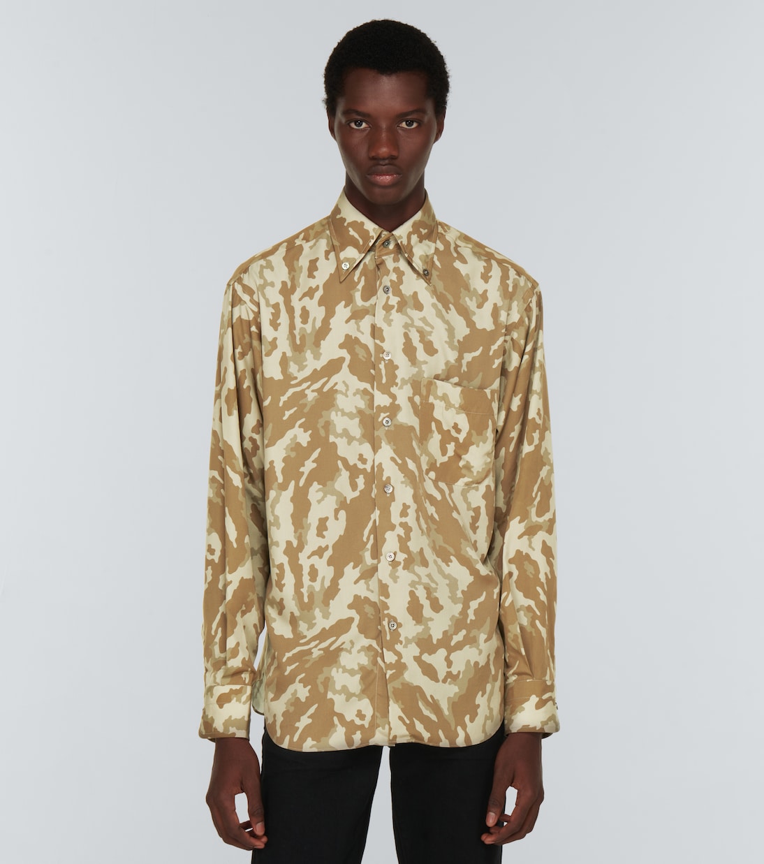 Camisa en tejido técnico estampada | Tom Ford